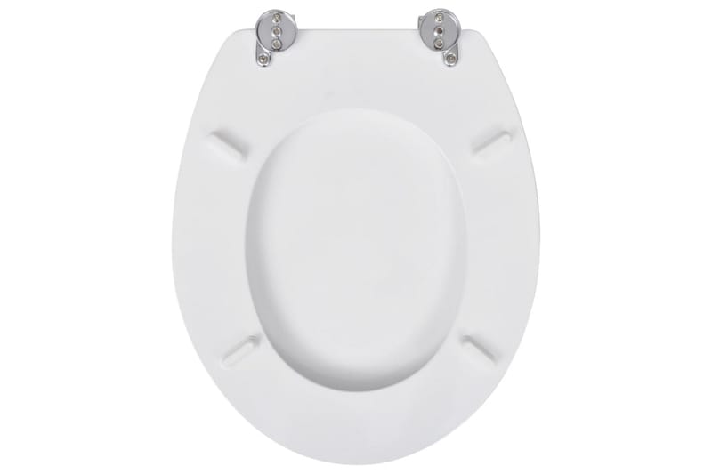 WC-istuin MDF yksinkertainen muotoilu valkoinen - Valkoinen - Talo & remontointi - Keittiö & kylpyhuone - Kylpyhuone - Kylpyhuonetarvikkeet - Wc-istuimen kannet