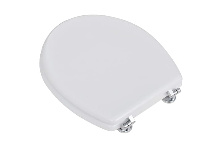 WC-istuin MDF yksinkertainen muotoilu valkoinen - Valkoinen - WC-istuimen kansi - Wc-istuimen kannet