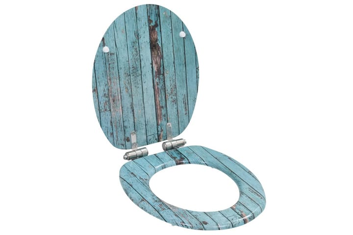 WC-istuin soft close kannella MDF lautakuosi - Sininen - WC-istuimen kansi - Wc-istuimen kannet