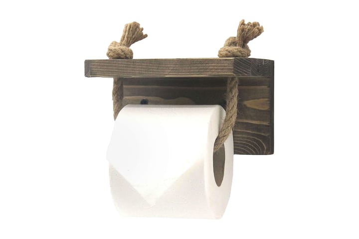 WC-paperiteline Denease 17 cm - P�ähkinä - Kylpyhuonetarvikkeet - Wc-paperitelineet
