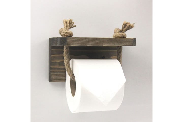 WC-paperiteline Denease 17 cm - Pähkinä - Kylpyhuonetarvikkeet - Wc-paperitelineet
