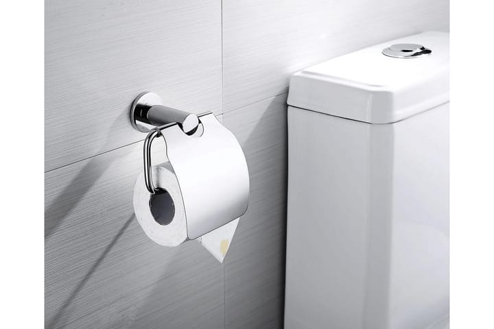 WC-paperiteline Bathlife Bära - Mattamusta - Kylpyhuonetarvikkeet - Wc-paperitelineet