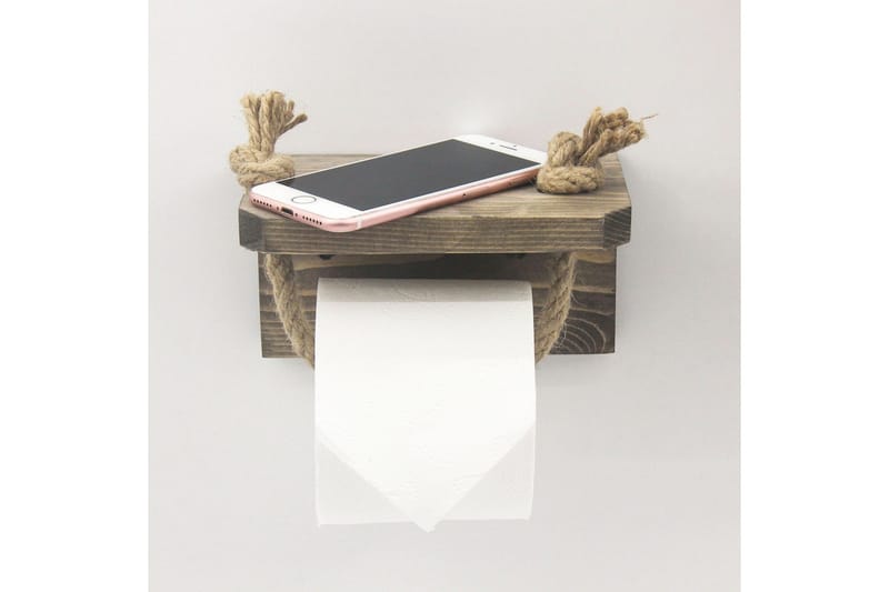 WC-paperiteline Denease 17 cm - Pähkinä - Talo & remontointi - Keittiö & kylpyhuone - Kylpyhuone - Kylpyhuonetarvikkeet - Wc-paperitelineet