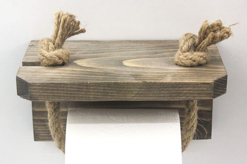 WC-paperiteline Denease 17 cm - Pähkinä - Talo & remontointi - Keittiö & kylpyhuone - Kylpyhuone - Kylpyhuonetarvikkeet - Wc-paperitelineet