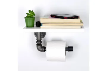 WC-paperiteline Borura 30x12 cm - Valkoinen - Talo & remontointi - Keittiö & kylpyhuone - Kylpyhuone - Kylpyhuonetarvikkeet