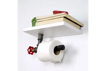 WC-paperiteline Borura 30x14 cm - Valkoinen - Talo & remontointi - Keittiö & kylpyhuone - Kylpyhuone - Kylpyhuonetarvikkeet