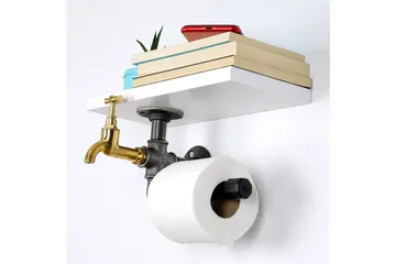 WC-paperiteline Borura 30x17 cm - Valkoinen - Talo & remontointi - Keittiö & kylpyhuone - Kylpyhuone - Kylpyhuonetarvikkeet