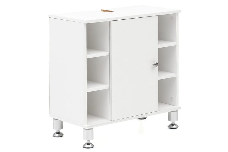 Allaskaappi Wohnling Kalvopinnoitettu lastulevy 1 ovi 6 säilytystilaa moderni, undefined