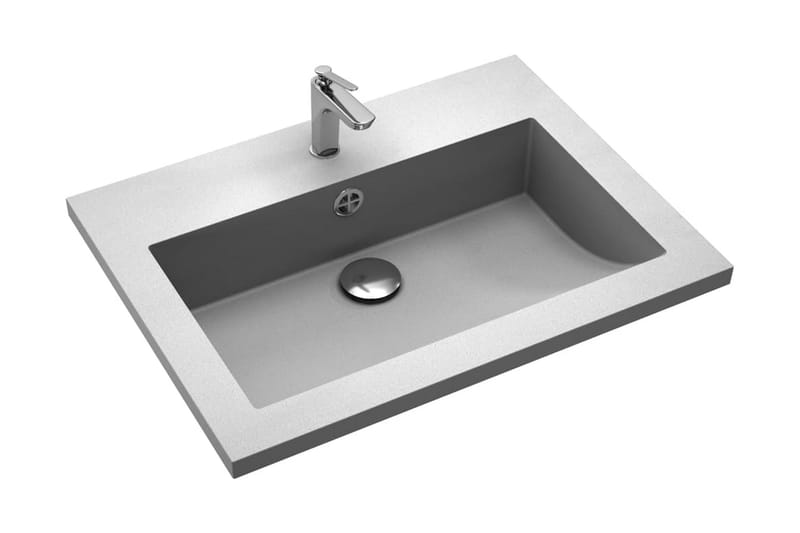 Graniitti pesuallas 600x450x120mm harmaa - Harmaa - Talo & remontointi - Keittiö & kylpyhuone - Kylpyhuone - Pesualtaat - Pesuallas