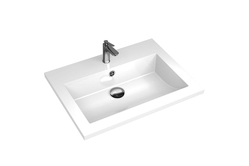 Graniittiallas 600x450x120mm valkoinen - Valkoinen - Talo & remontointi - Keittiö & kylpyhuone - Kylpyhuone - Pesualtaat - Pesuallas