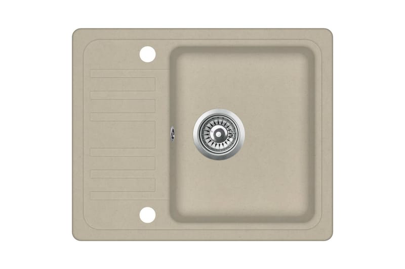 Keittiön pesuallas graniitti beige - Beige - Talo & remontointi - Keittiö & kylpyhuone - Kylpyhuone - Pesualtaat - Pesuallas