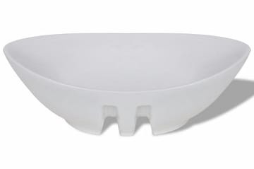Keraaminen Pesuallas SoikeaYlivuotoaukolla 59x38,5cm - Valkoinen - Talo & remontointi - Keittiö & kylpyhuone - Kylpyhuone - Pesualtaat - Pesuallas