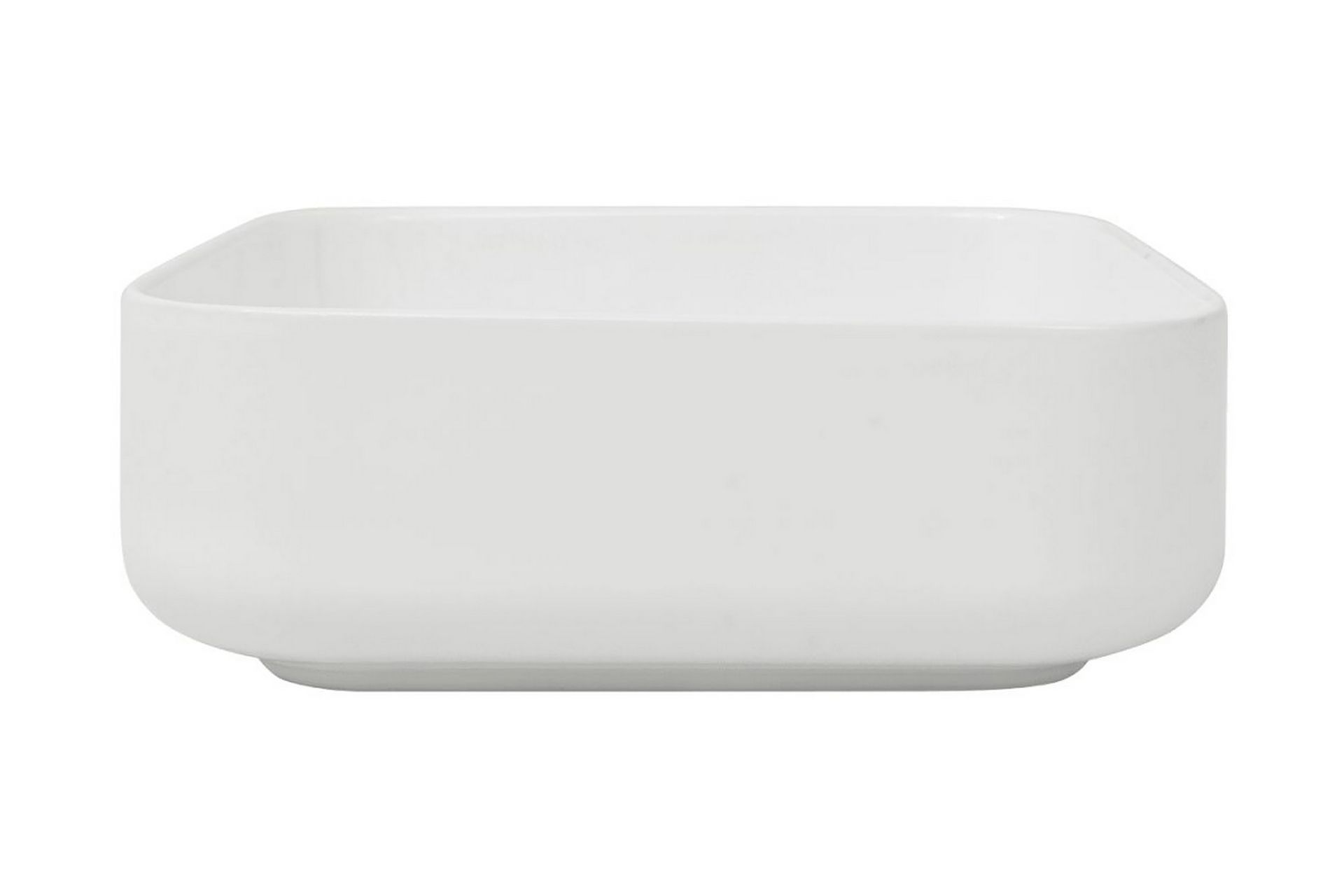 Keraaminen pesuallas neliö 41x30x12 cm Valkoinen - Valkoinen - Talo & remontointi - Keittiö & kylpyhuone - Kylpyhuone - Pesualtaat - Pesuallas