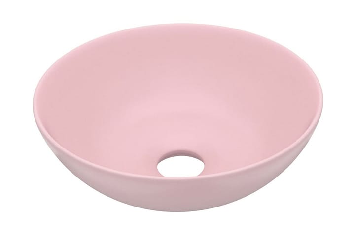Kylpyhuoneen pesuallas keraaminen pinkki pyöreä - Pesuallas