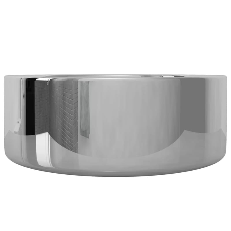 Pesuallas 40x15 cm keraaminen hopea - Hopea - Talo & remontointi - Keittiö & kylpyhuone - Kylpyhuone - Pesualtaat - Pesuallas