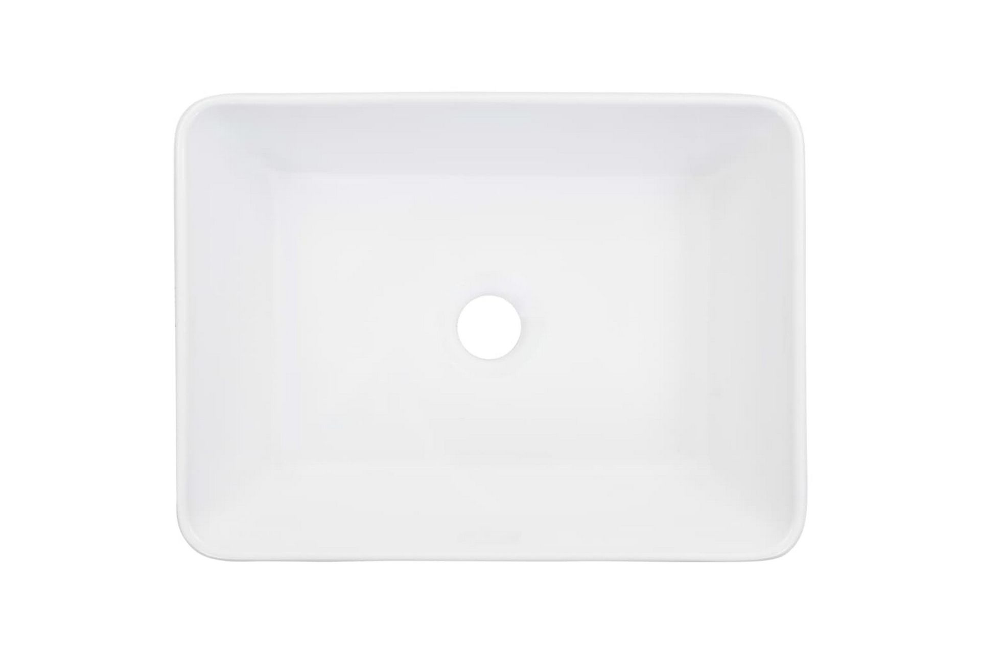 Pesuallas 40x30x13 cm keraaminen valkoinen - Valkoinen - Talo & remontointi - Keittiö & kylpyhuone - Kylpyhuone - Pesualtaat - Pesuallas