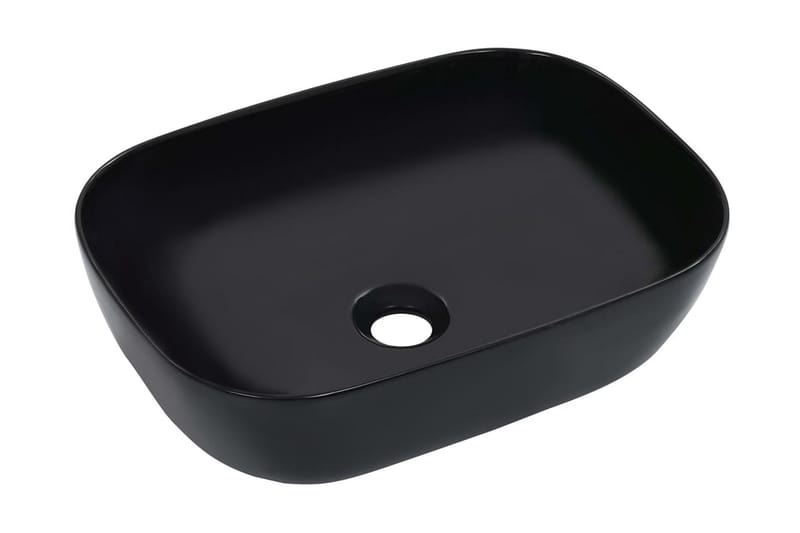 Pesuallas 45,5x32x13 cm keraaminen musta - Musta - Talo & remontointi - Keittiö & kylpyhuone - Kylpyhuone - Pesualtaat - Pesuallas