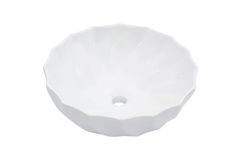 Pesuallas 46x17 cm keraaminen valkoinen - Valkoinen - Talo & remontointi - Keittiö & kylpyhuone - Kylpyhuone - Pesualtaat - Pesuallas