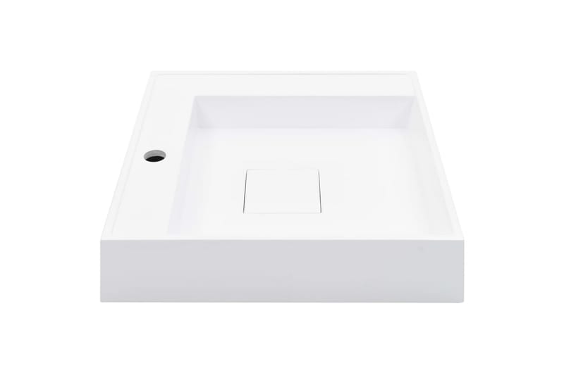 Pesuallas 50x50x12,3 cm mineraali-/marmorivalu valkoinen - Talo & remontointi - Keittiö & kylpyhuone - Kylpyhuone - Pesualtaat - Pesuallas