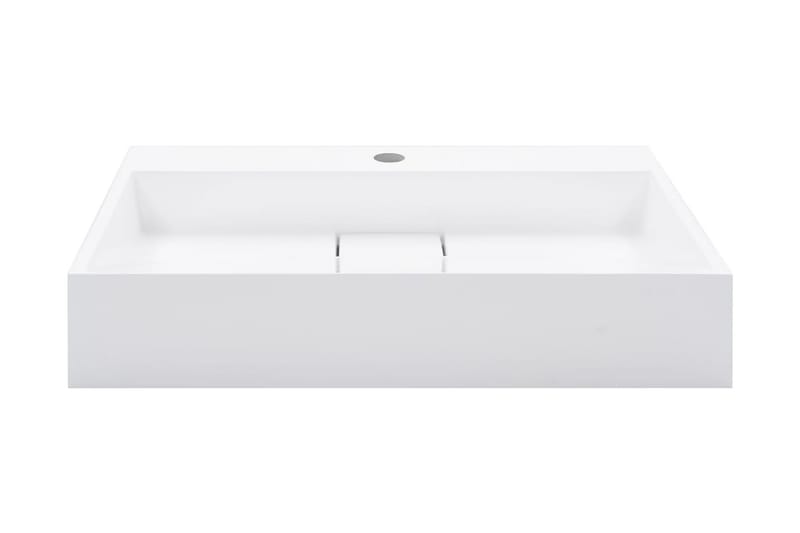 Pesuallas 60x38x11 cm mineraali-/marmorivalu valkoinen - Valkoinen - Talo & remontointi - Keittiö & kylpyhuone - Kylpyhuone - Pesualtaat - Pesuallas