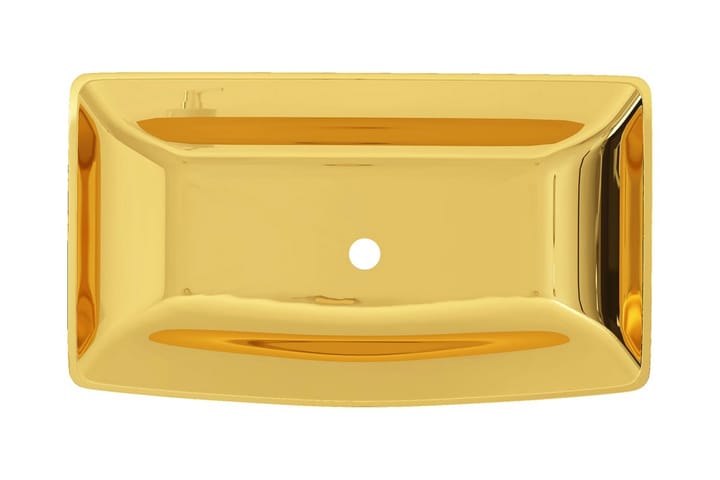 Pesuallas 71x38x13,5 cm keraaminen kulta - Kulta - Pesuallas