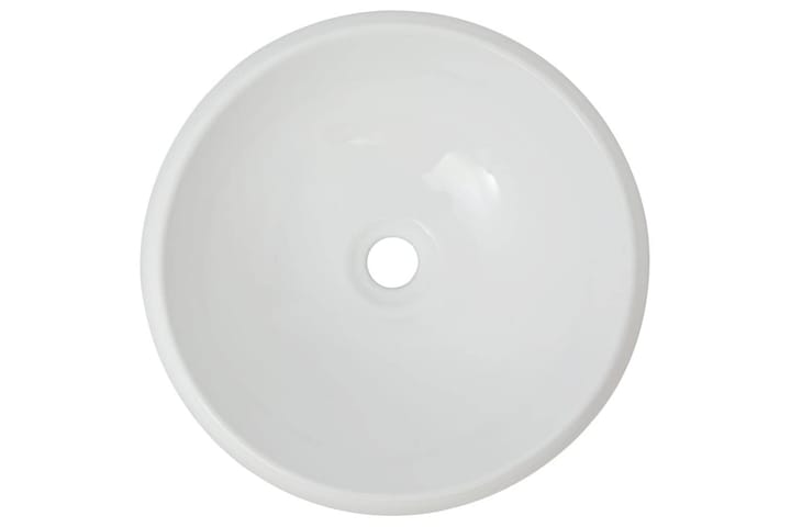 Pesuallas ja hana keramiikka pyöreä valkoinen - Valkoinen - Pesuallas