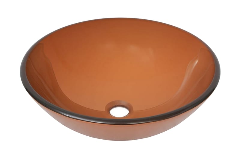 Pesuallas Karkaistu Lasi 42 cm Ruskea - Ruskea - Talo & remontointi - Keittiö & kylpyhuone - Kylpyhuone - Pesualtaat - Pesuallas