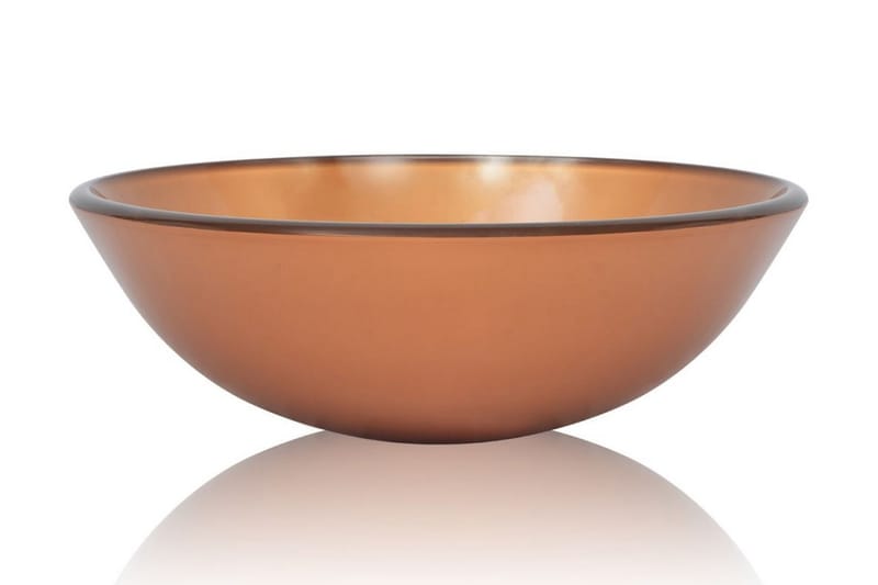 Pesuallas Karkaistu Lasi 42 cm Ruskea - Ruskea - Talo & remontointi - Keittiö & kylpyhuone - Kylpyhuone - Pesualtaat - Pesuallas
