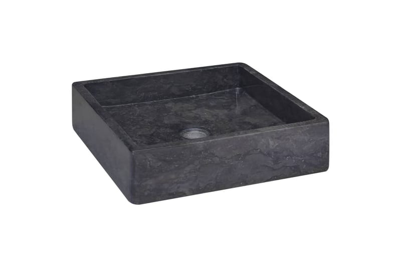 Pesuallas musta 40x40x10 cm marmori - Musta - Talo & remontointi - Keittiö & kylpyhuone - Kylpyhuone - Pesualtaat - Pesuallas