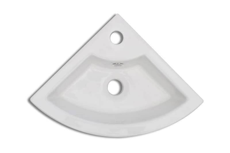 Pesuallas ylivuodolla 45x32x12,5 cm valkoinen - Valkoinen - Talo & remontointi - Keittiö & kylpyhuone - Kylpyhuone - Pesualtaat - Pesuallas