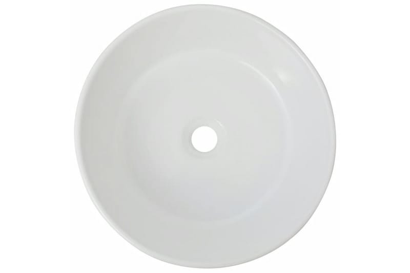 Pyöreä Pesuallas keraaminen Valkoinen 40x15 cm - Valkoinen - Talo & remontointi - Keittiö & kylpyhuone - Kylpyhuone - Pesualtaat - Pesuallas
