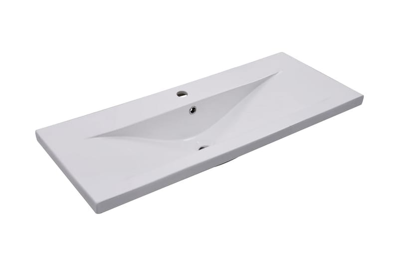 Sisäänrakennettu pesuallas 101x39,5x18,5cm keraaminen - Valkoinen - Talo & remontointi - Keittiö & kylpyhuone - Kylpyhuone - Pesualtaat - Pesuallas