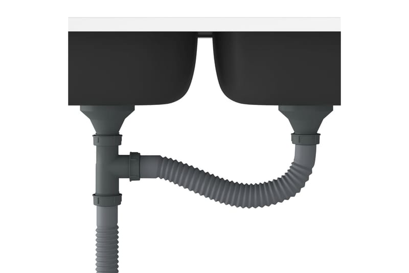 Tiskiallas tupla-altailla 1200x500x155 mm ruostum. teräs - Talo & remontointi - Keittiö & kylpyhuone - Kylpyhuone - Pesualtaat - Pesuallas