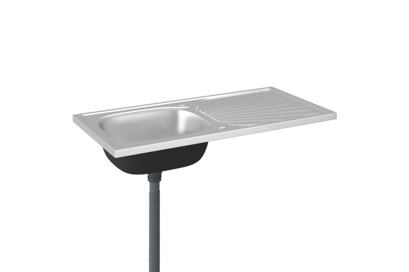 Tiskiallas viemärisarjalla hopea 1000x500x155 mm - Talo & remontointi - Keittiö & kylpyhuone - Kylpyhuone - Pesualtaat - Pesuallas