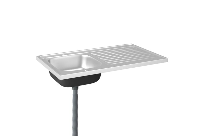 Tiskiallas viemärisarjalla hopea 1000x600x155 mm - Talo & remontointi - Keittiö & kylpyhuone - Kylpyhuone - Pesualtaat - Pesuallas