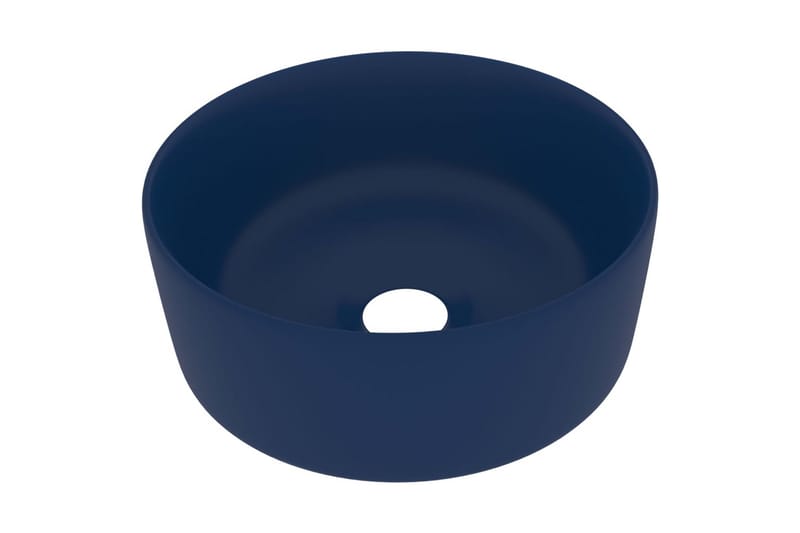 Ylellinen pesuallas pyöreä matta tummansininen 40x15 cm - Talo & remontointi - Keittiö & kylpyhuone - Kylpyhuone - Pesualtaat - Pesuallas