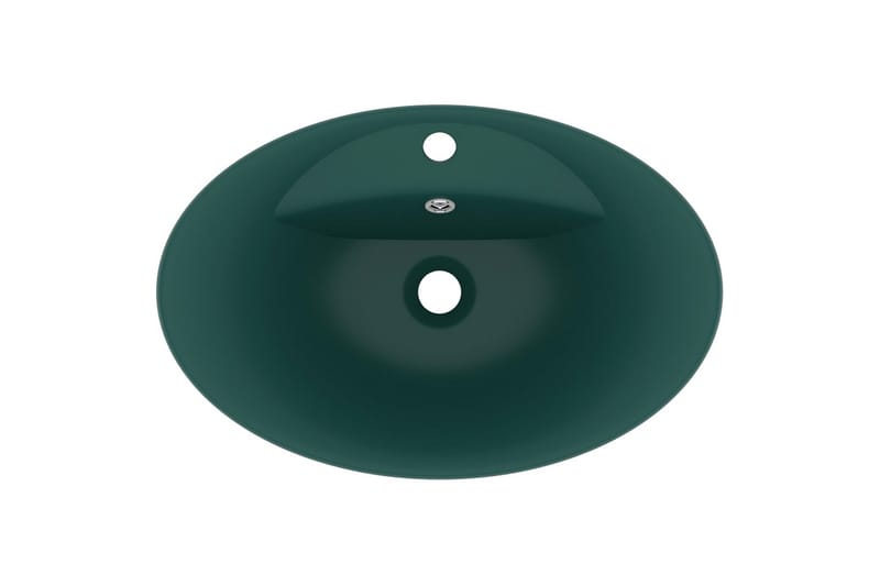 Ylellinen pesuallas ovaali matta tummanvihreä 58,5x39cm - Talo & remontointi - Keittiö & kylpyhuone - Kylpyhuone - Pesualtaat - Pesuallas