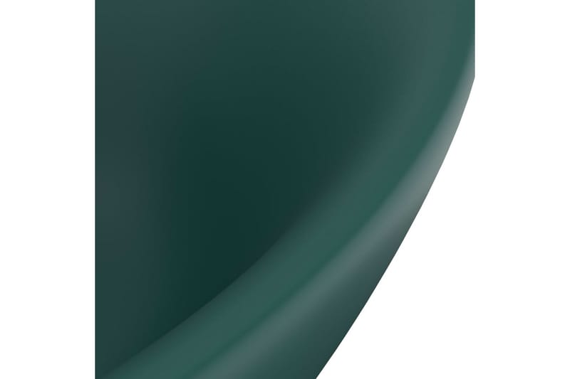Ylellinen pesuallas ovaali matta tummanvihreä 58,5x39cm - Talo & remontointi - Keittiö & kylpyhuone - Kylpyhuone - Pesualtaat - Pesuallas