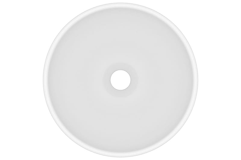 Ylellinen pesuallas pyöreä matta valkoinen 32,5x14 cm - Talo & remontointi - Keittiö & kylpyhuone - Kylpyhuone - Pesualtaat - Pesuallas