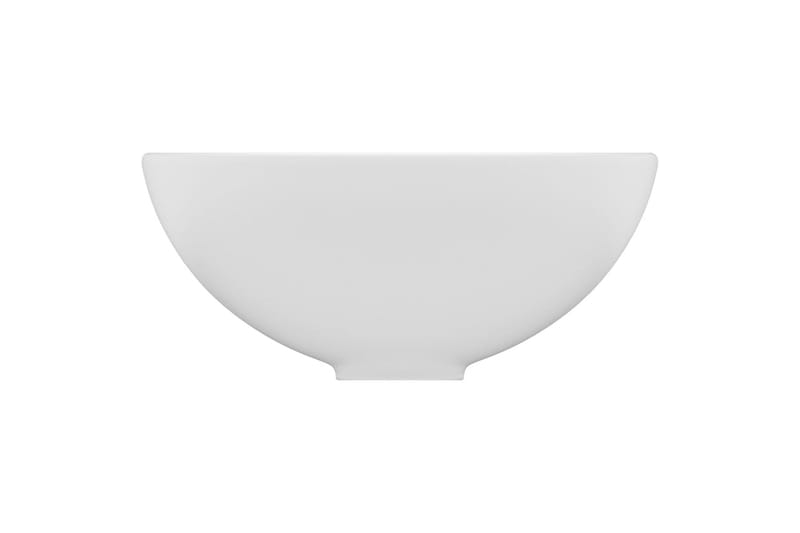 Ylellinen pesuallas pyöreä matta valkoinen 32,5x14 cm - Talo & remontointi - Keittiö & kylpyhuone - Kylpyhuone - Pesualtaat - Pesuallas