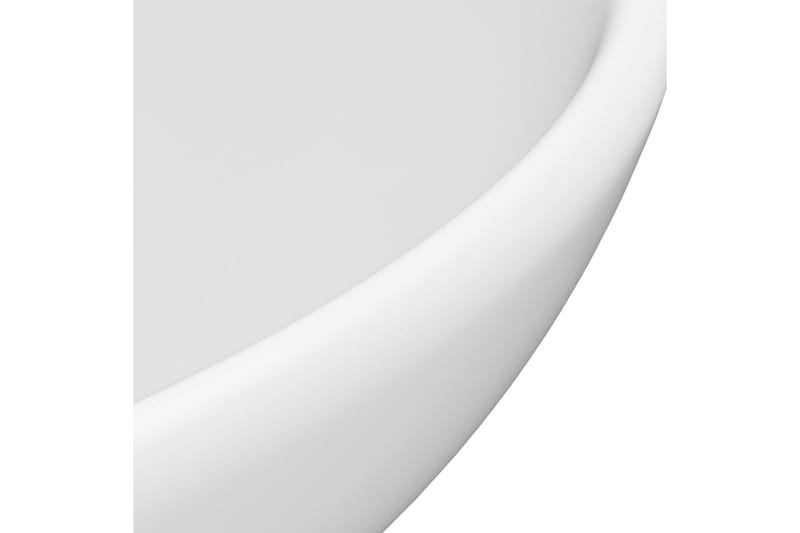 Ylellinen pesuallas pyöreä matta valkoinen 32,5x14 cm - Talo & remontointi - Keittiö & kylpyhuone - Kylpyhuone - Pesualtaat - Pesuallas