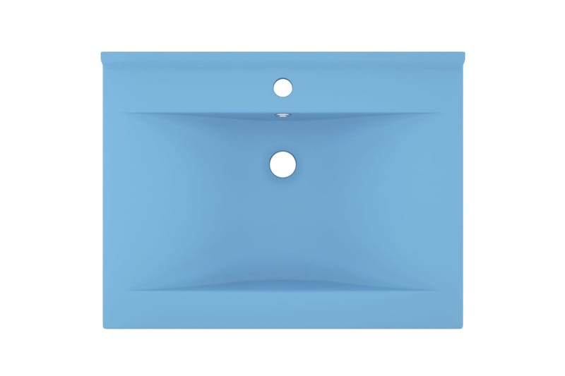 Ylellinen pesuallas hanareiällä vaaleansininen 60x46 cm - Talo & remontointi - Keittiö & kylpyhuone - Kylpyhuone - Pesualtaat - Pesuallas