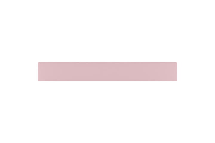 Ylellinen pesuallas hanareiällä matta pinkki 60x46 cm - Pesuallas