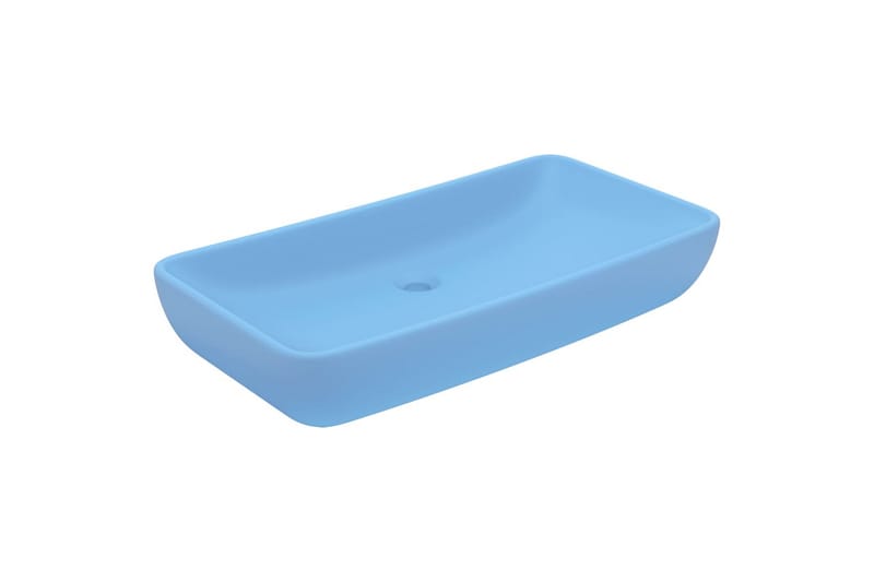 Ylellinen pesuallas suorakaide matta vaaleansininen 71x38 cm - Talo & remontointi - Keittiö & kylpyhuone - Kylpyhuone - Pesualtaat - Pesuallas