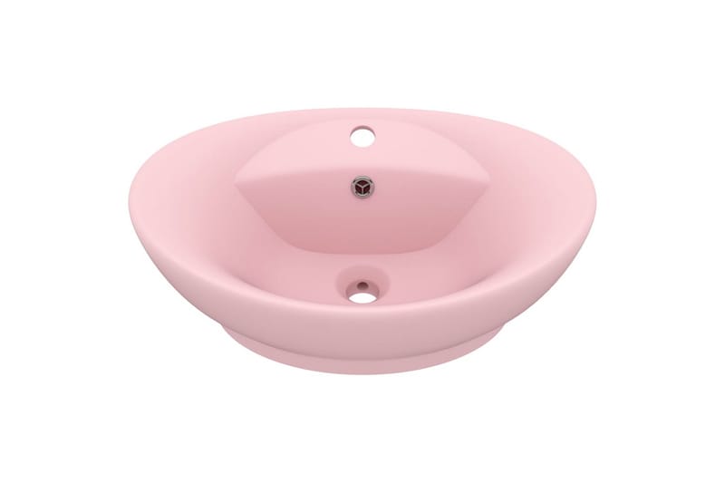 Ylellinen pesuallas ovaali matta pinkki 58,5x39 cm keraami - Talo & remontointi - Keittiö & kylpyhuone - Kylpyhuone - Pesualtaat - Pesuallas