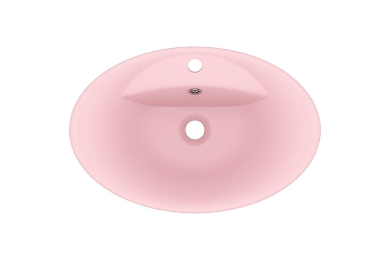 Ylellinen pesuallas ovaali matta pinkki 58,5x39 cm keraami - Talo & remontointi - Keittiö & kylpyhuone - Kylpyhuone - Pesualtaat - Pesuallas