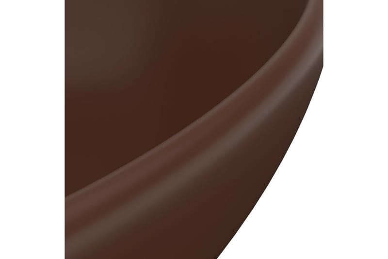 Ylellinen pesuallas ovaali matta tummanrusk. 40x33cmnen - Talo & remontointi - Keittiö & kylpyhuone - Kylpyhuone - Pesualtaat - Pesuallas
