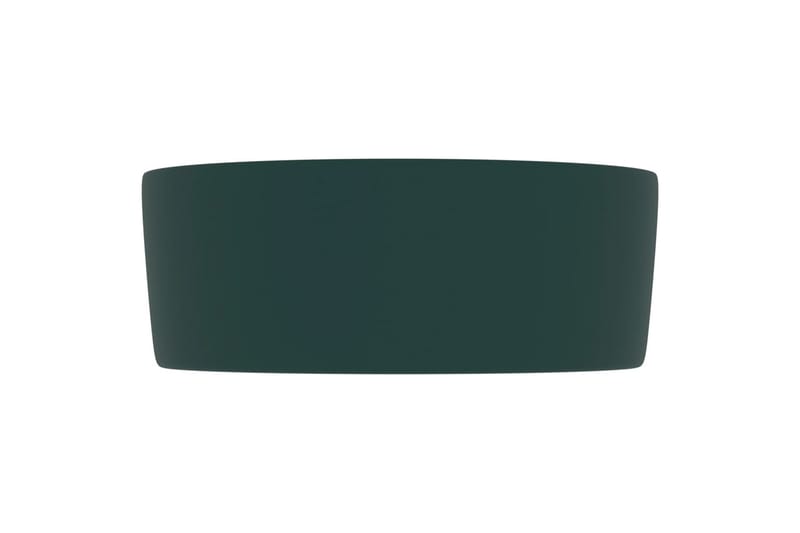 Ylellinen pesuallas pyöreä matta tummanvihreä 40x15 cm - Talo & remontointi - Keittiö & kylpyhuone - Kylpyhuone - Pesualtaat - Pesuallas