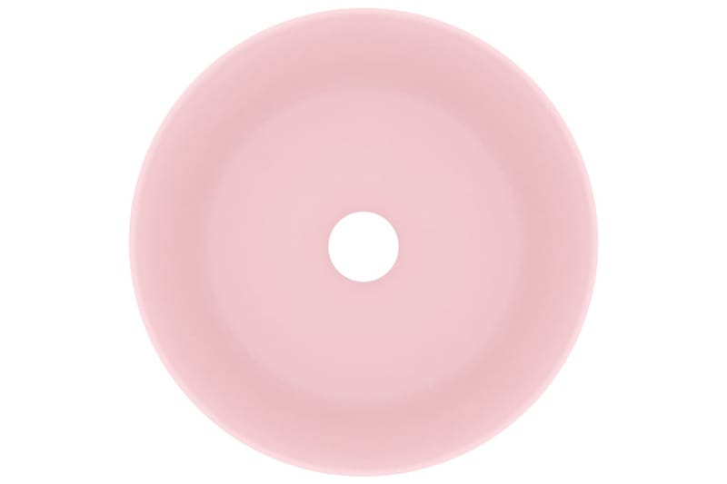 Ylellinen pesuallas pyöreä matta pinkki 40x15 cm keraamiikka - Talo & remontointi - Keittiö & kylpyhuone - Kylpyhuone - Pesualtaat - Pesuallas
