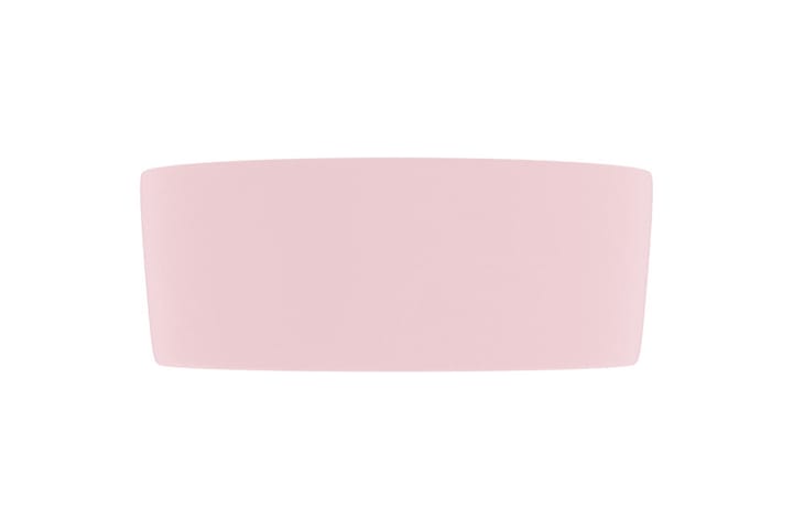 Ylellinen pesuallas pyöreä matta pinkki 40x15 cm keraamiikka - Pesuallas